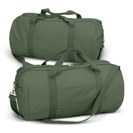 Canvas Duffle Bag - Olive