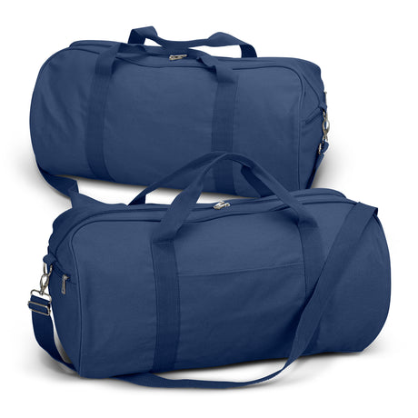 Canvas Duffle Bag - Navy