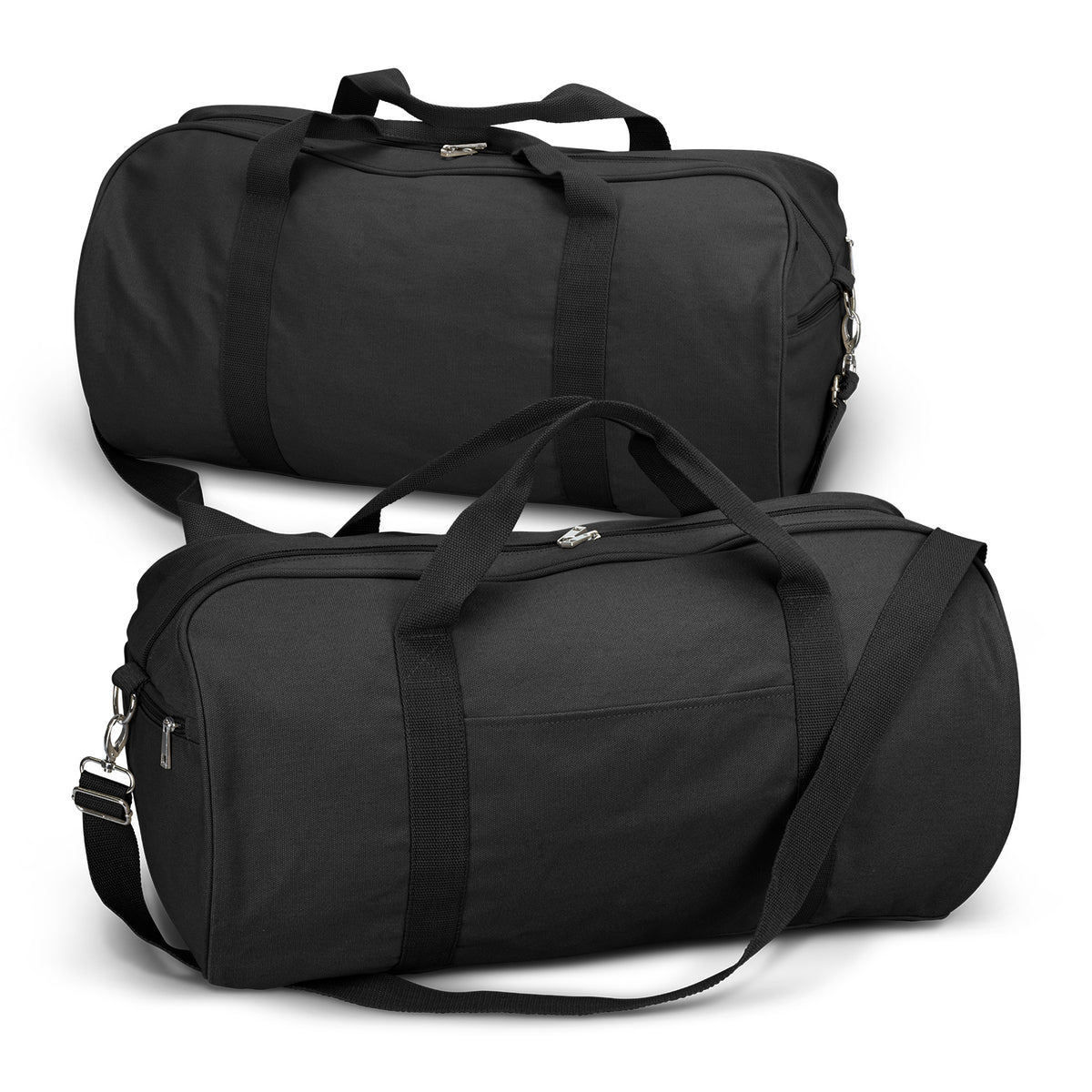 Canvas Duffle Bag - Black
