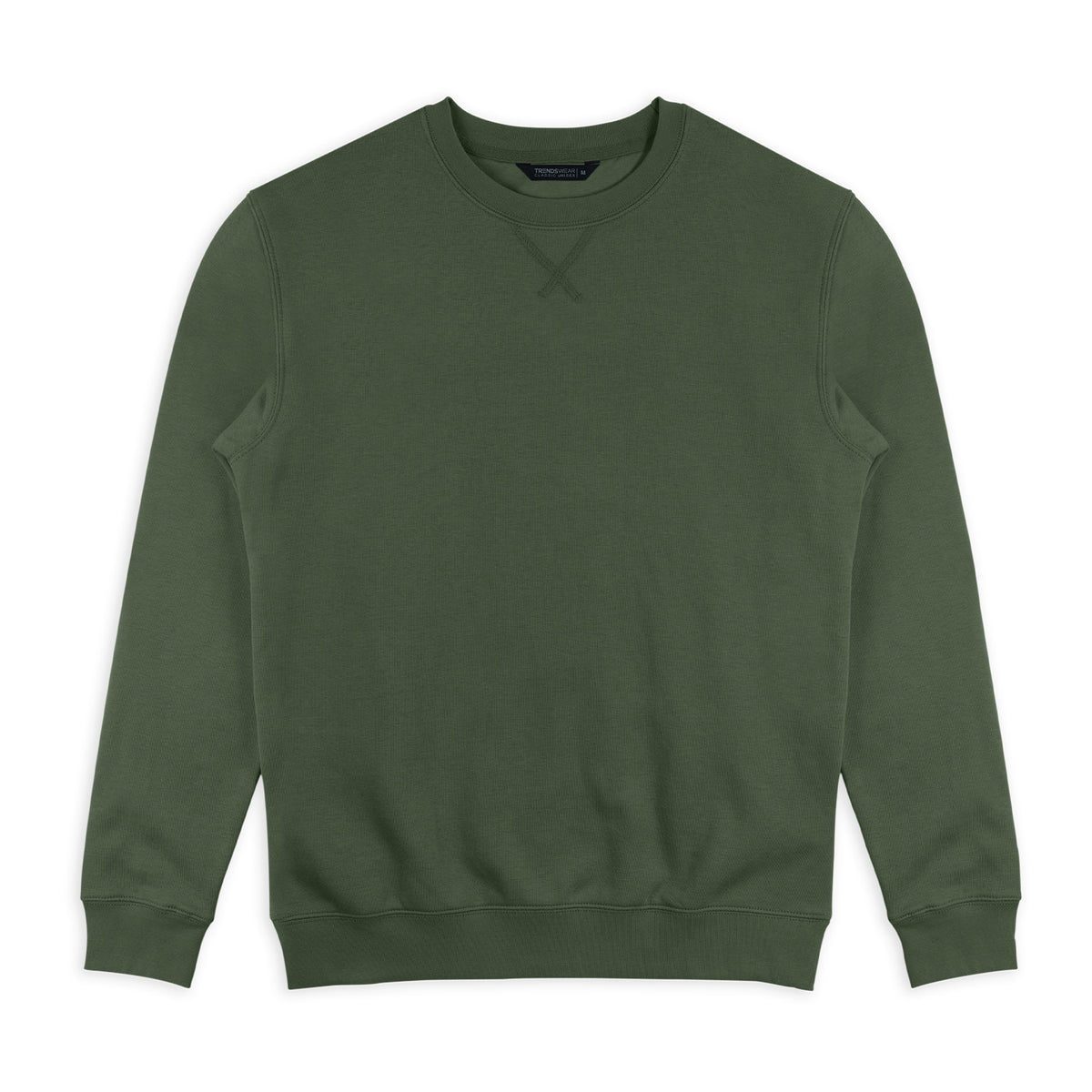 TRENDSWEAR Classic Unisex Sweatshirt - Olive
