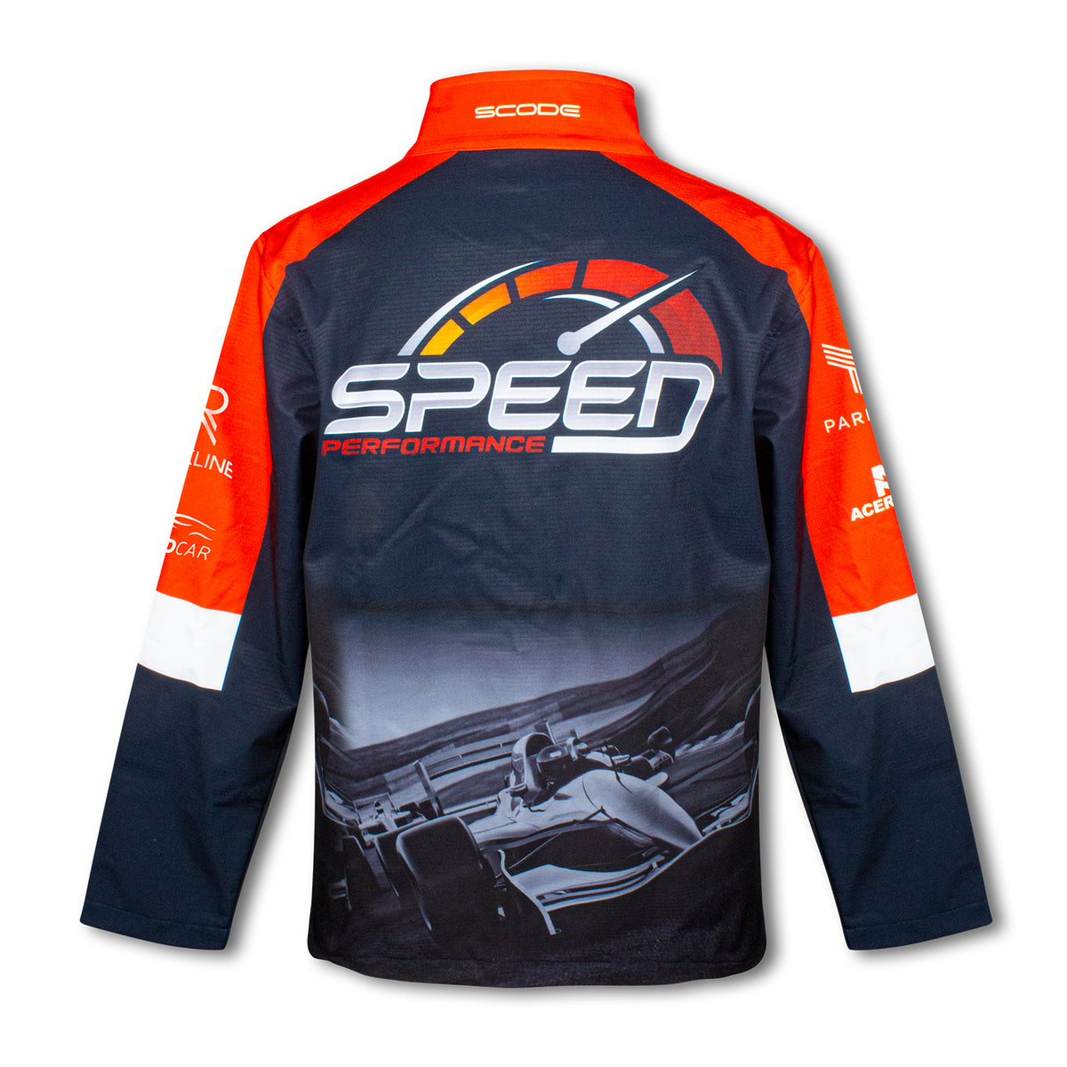 Custom Mens Premium Softshell Jacket - Back