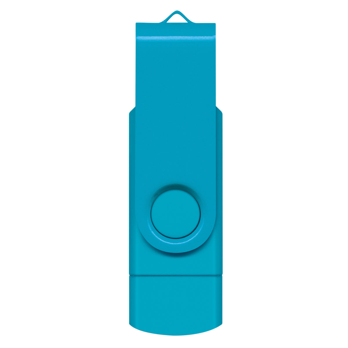 Helix 8GB Dual Flash Drive - Light Blue