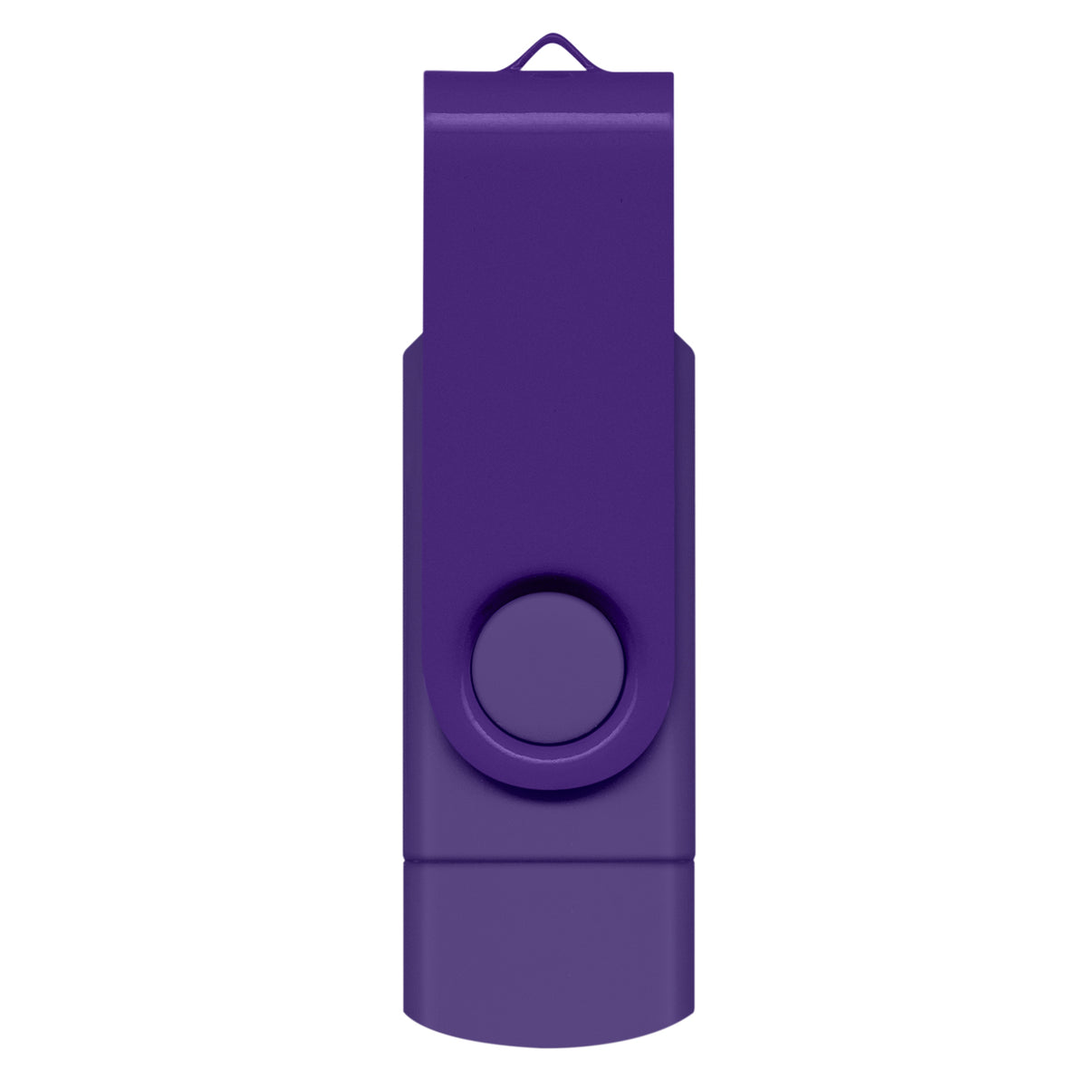 Helix 8GB Dual Flash Drive - Purple