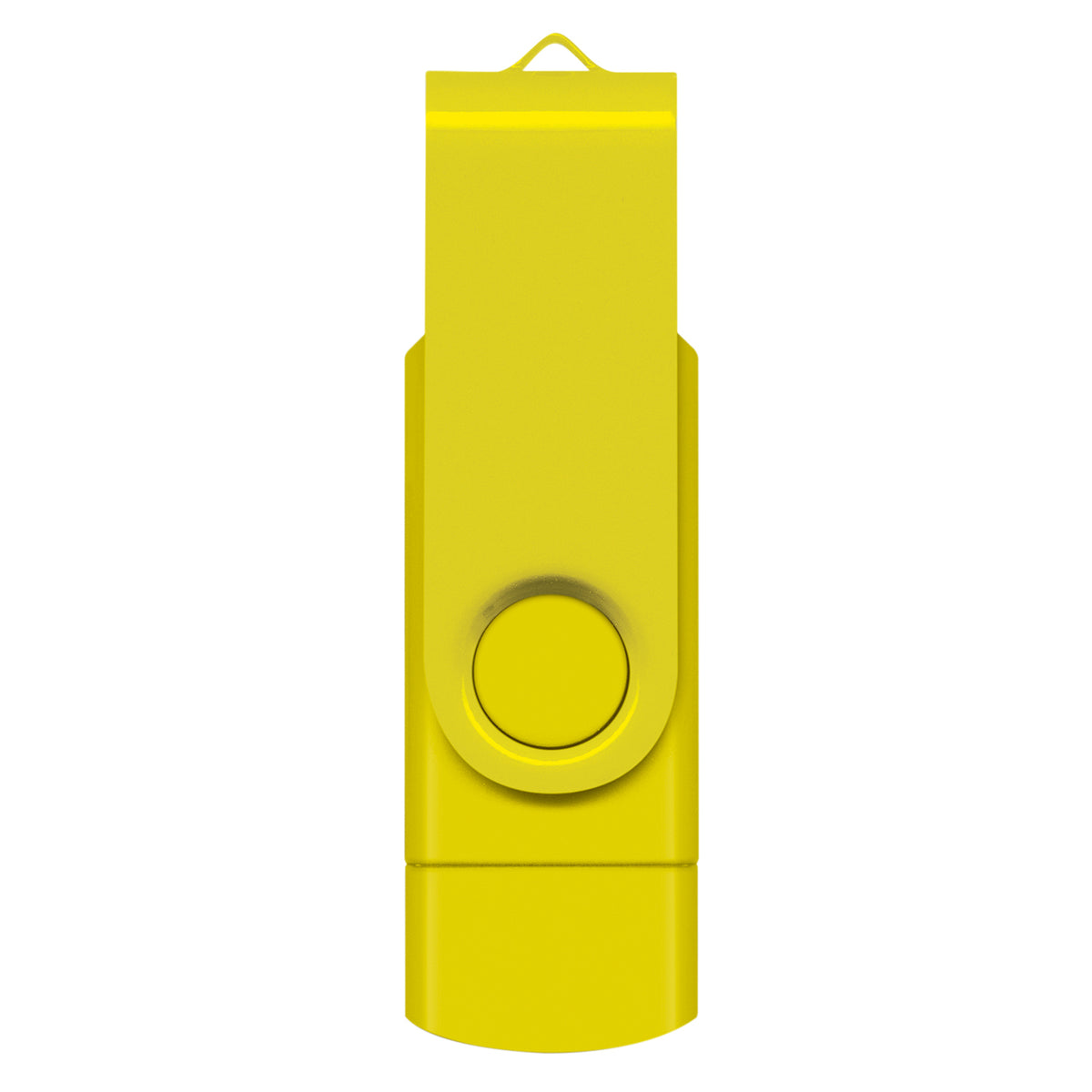 Helix 8GB Dual Flash Drive - Yellow