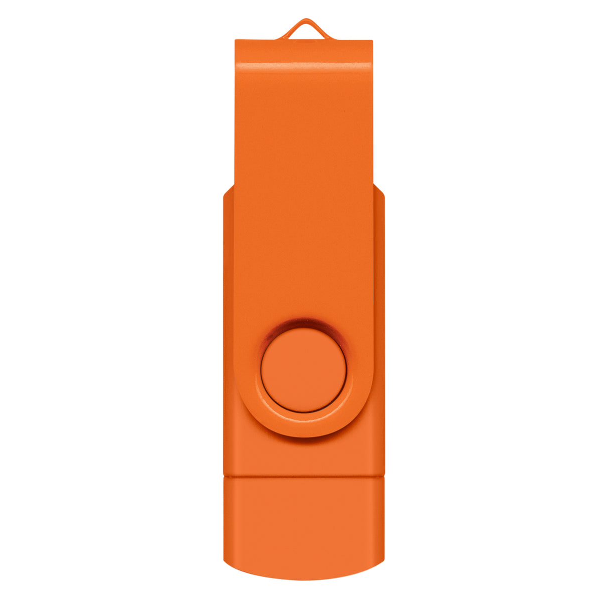 Helix 8GB Dual Flash Drive - Orange