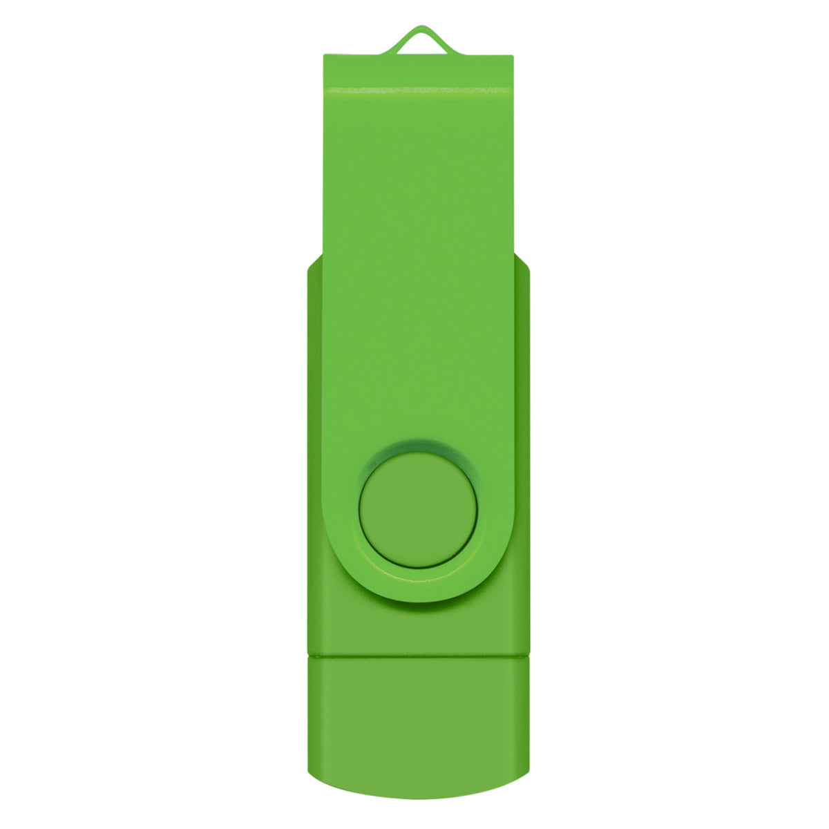 Helix 8GB Dual Flash Drive - Bright Green