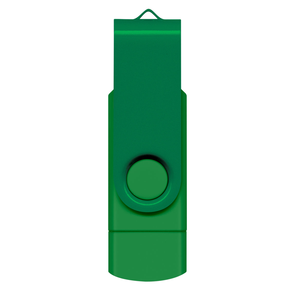Helix 8GB Dual Flash Drive - Dark Green