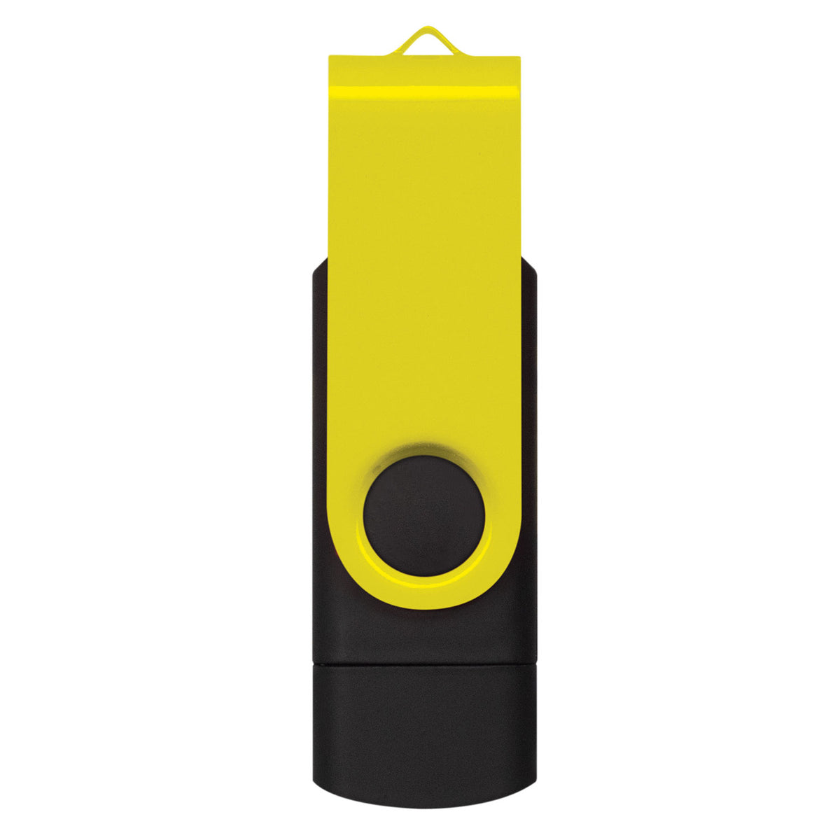 Helix 16GB Dual Flash Drive - Yellow