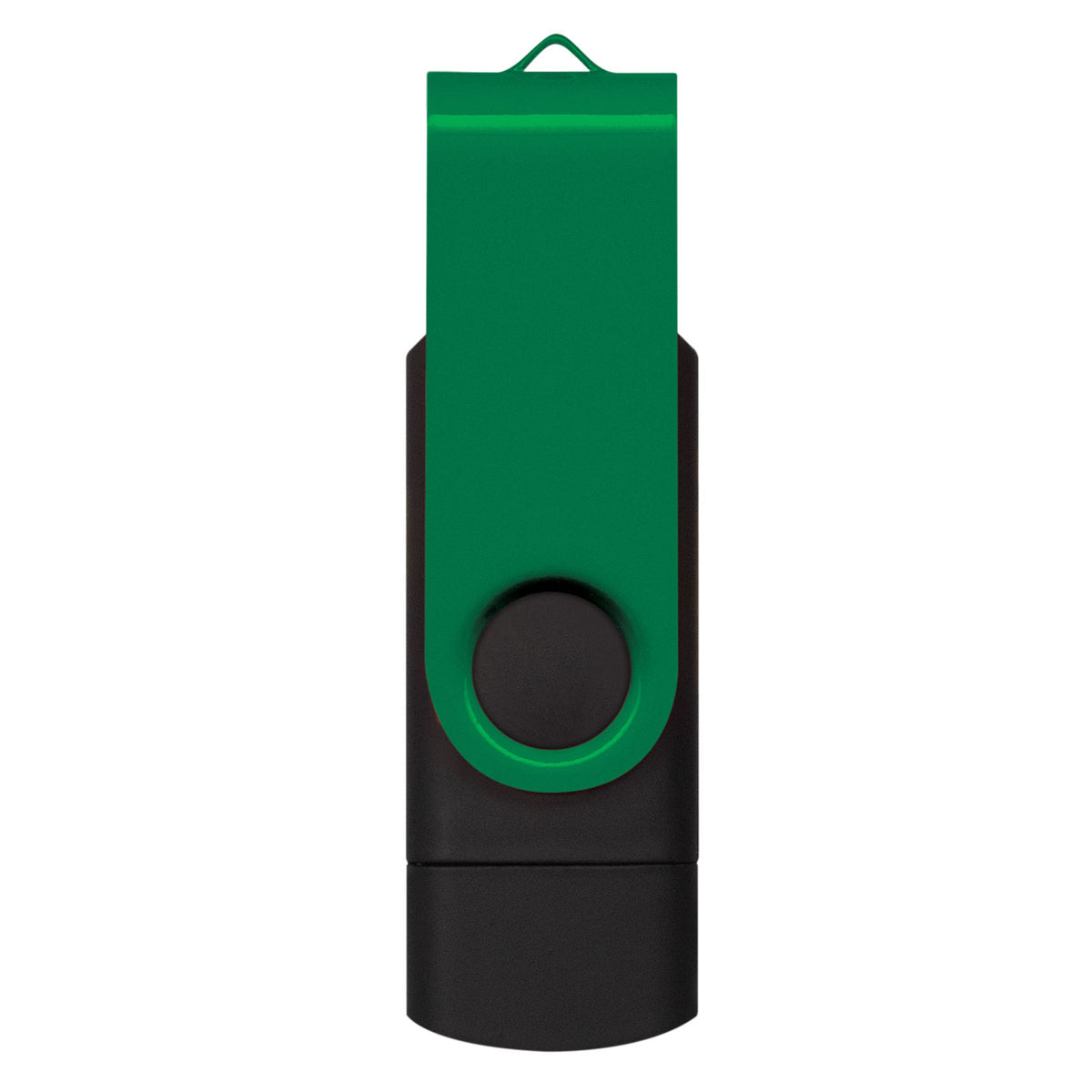 Helix 16GB Dual Flash Drive - Dark Green