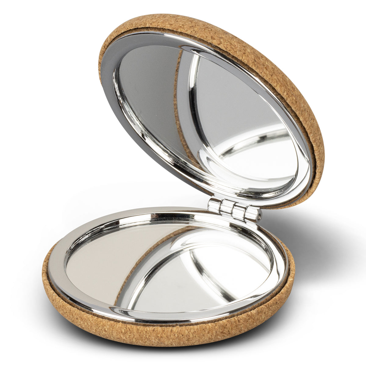 Cork Compact Mirror - Open