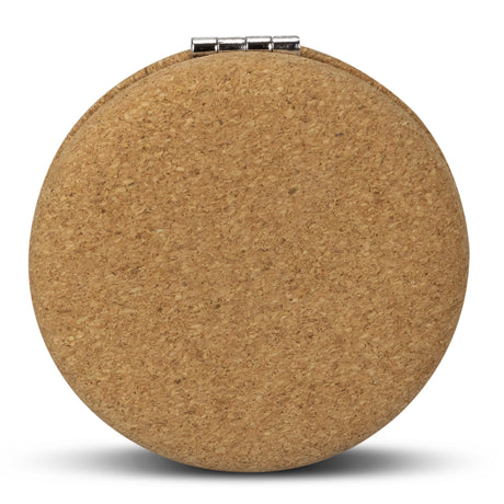 Cork Compact Mirror - Front