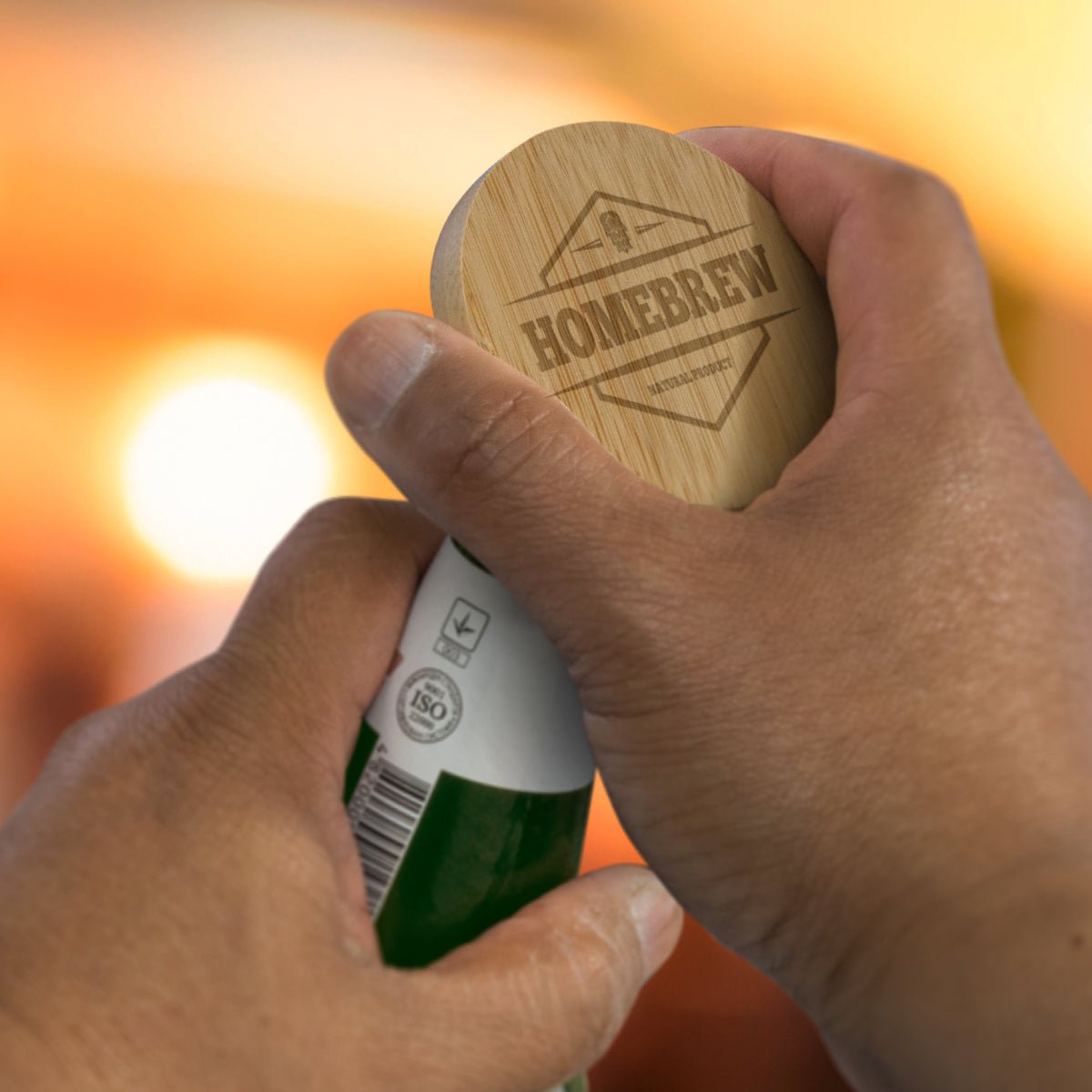 Bamboo Bottle Opener - Feature