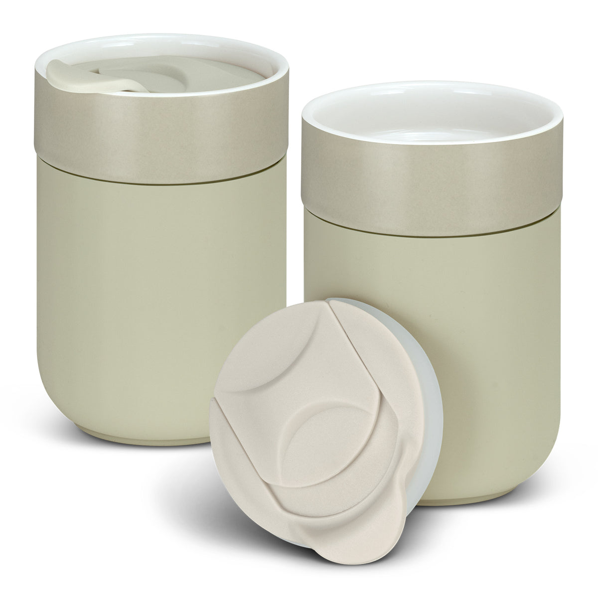 Chalice Ceramic Coffee Cup - Ecru