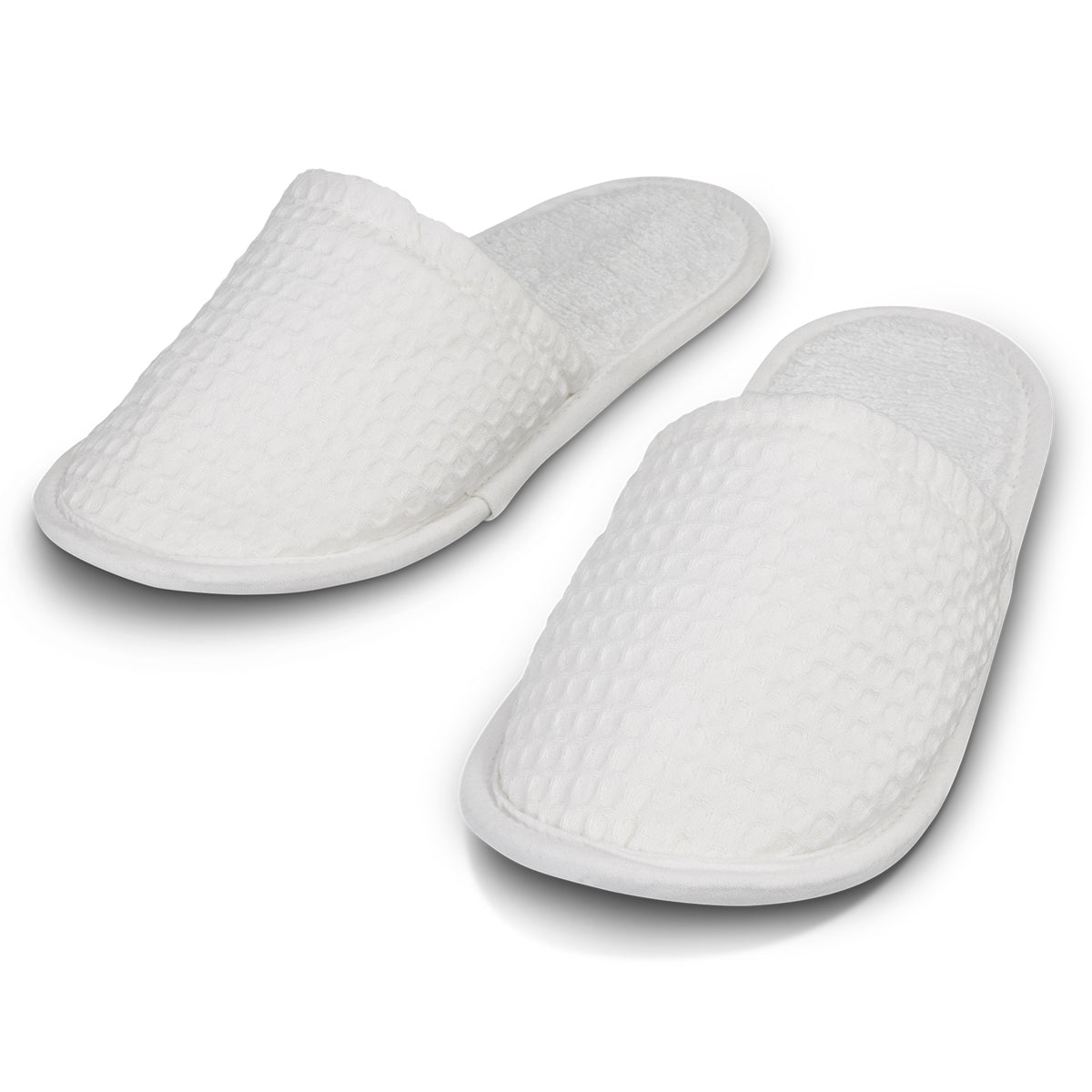 Rochester Waffle Slippers - White