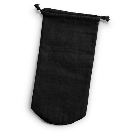Cotton Bottle Gift Bag - Black