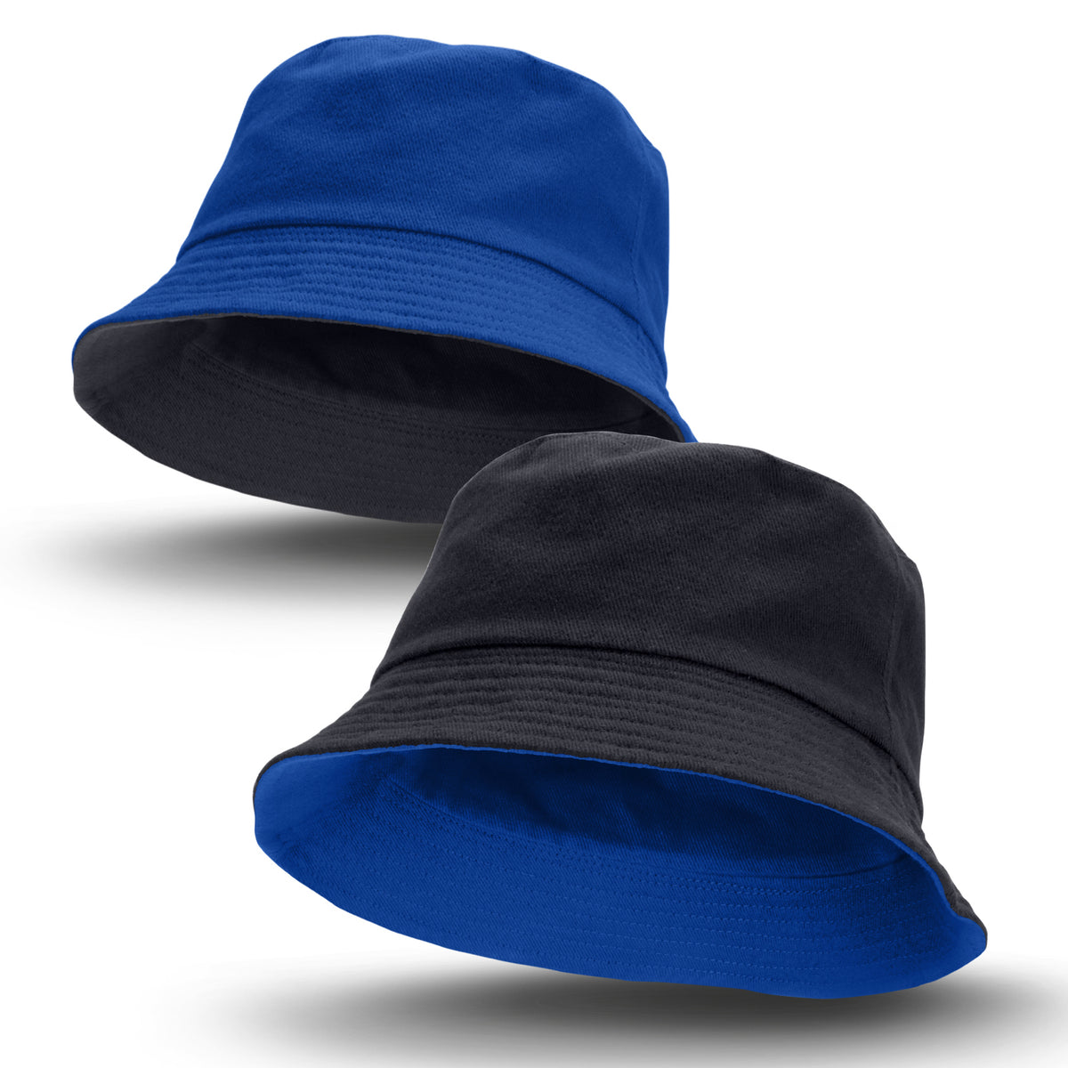 Reversible Bucket Hat - Black/Royal Blue