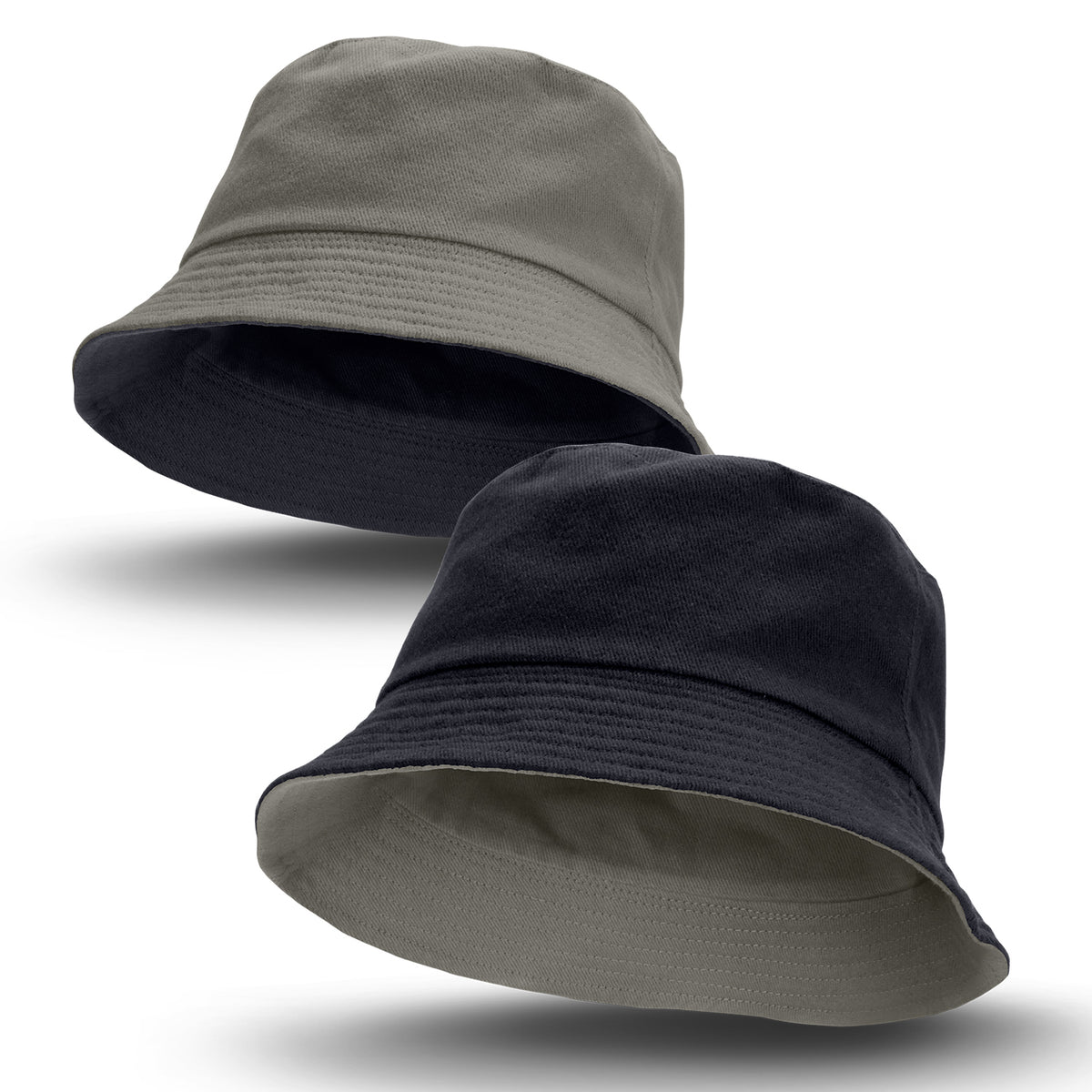 Reversible Bucket Hat - Black/Grey
