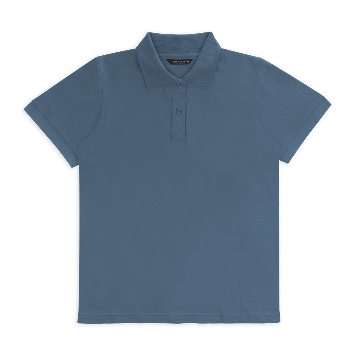 TRENDSWEAR Carter Women's Polo - Slate Blue
