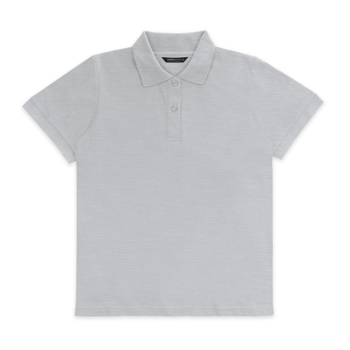 TRENDSWEAR Carter Women's Polo - Heather Grey