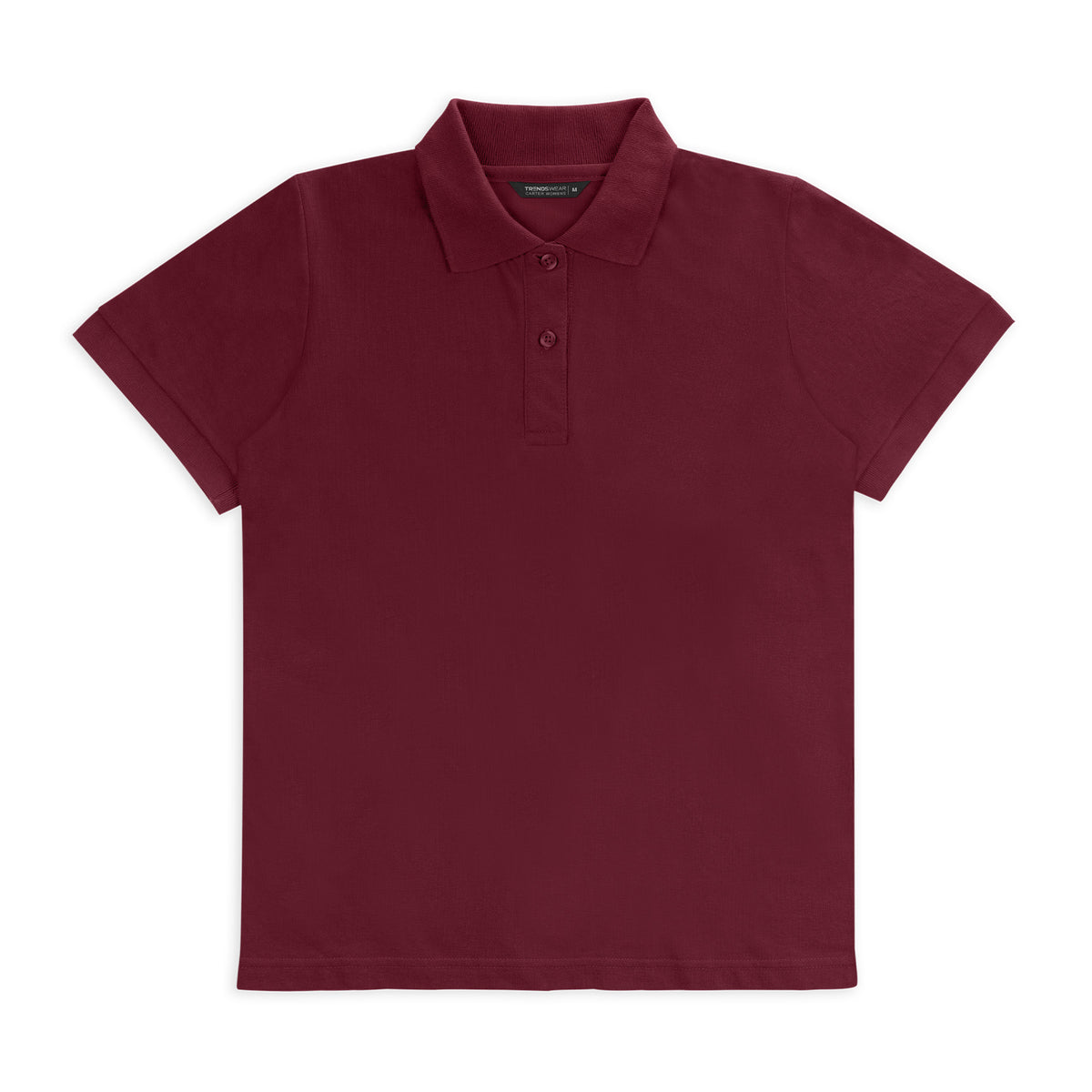 TRENDSWEAR Carter Women's Polo - Burgundy