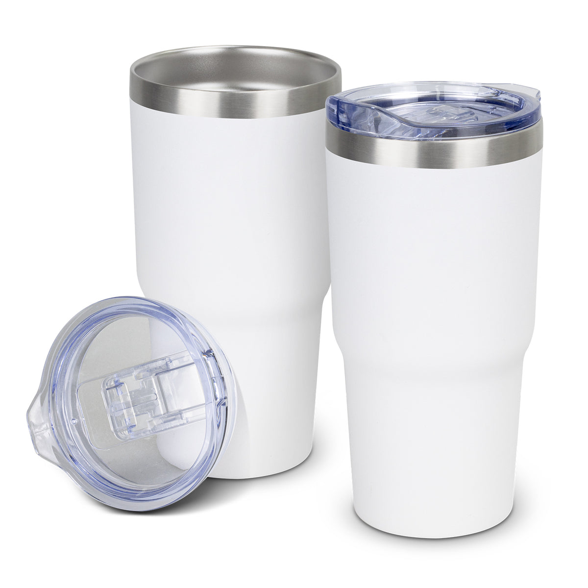 Himalayan Vacuum Tumbler - Powder Coated - White