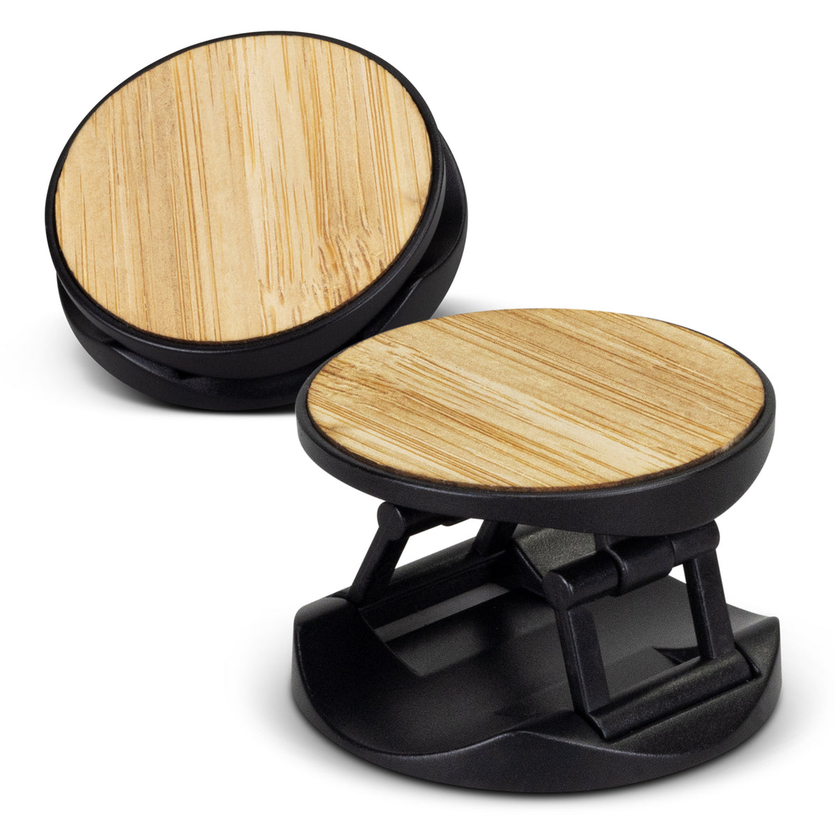 Bamboo Phone Holder - Black