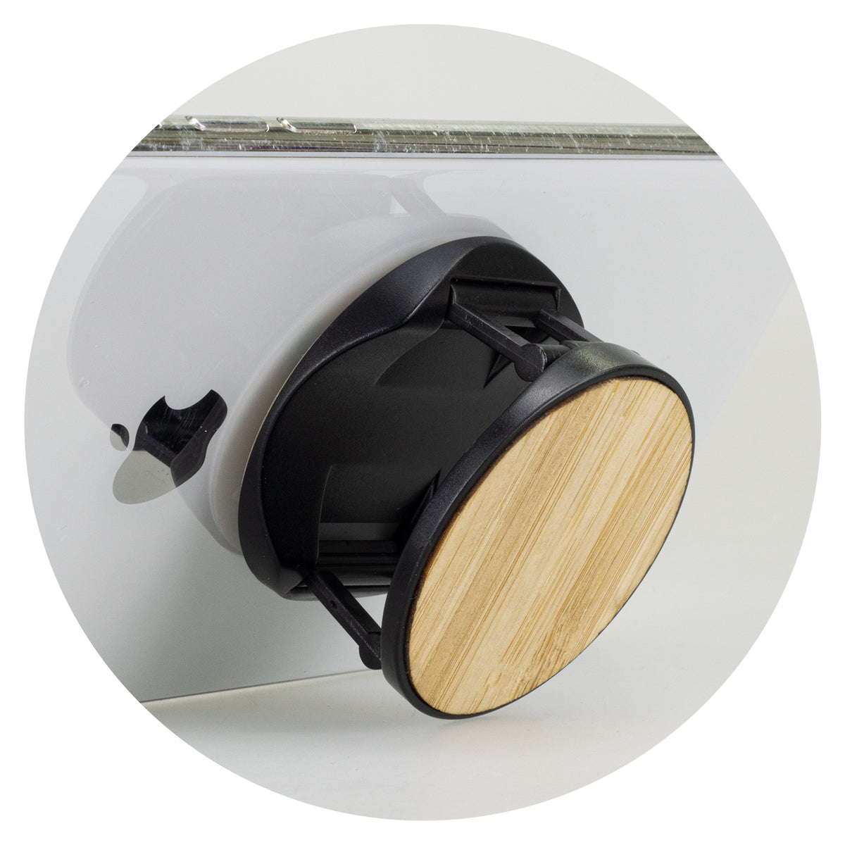 Bamboo Phone Holder - Detail
