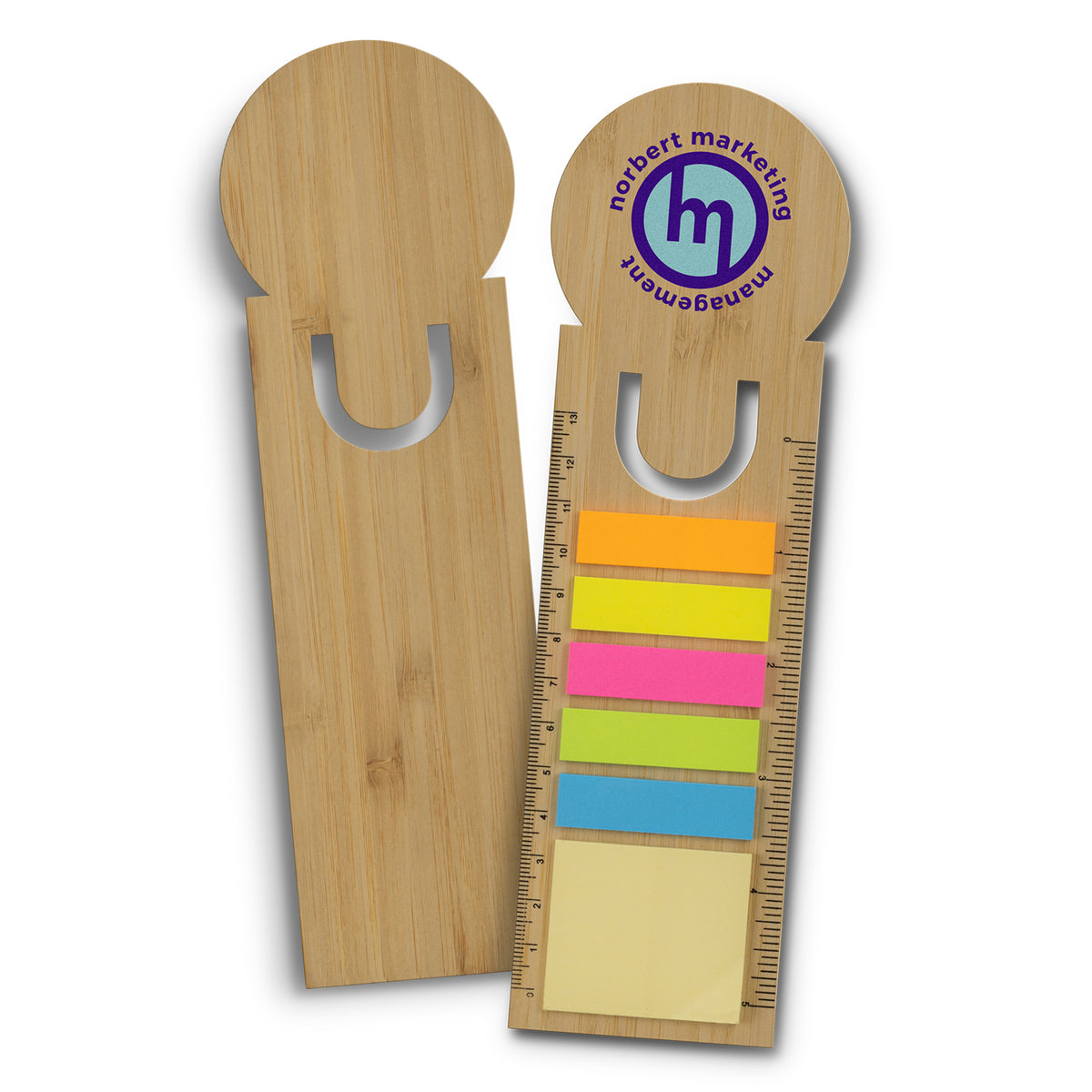 Bamboo Ruler Bookmark - Round - Main