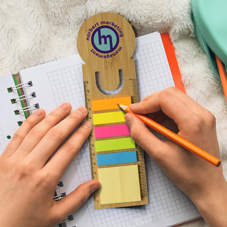 Bamboo Ruler Bookmark - Round - Feature