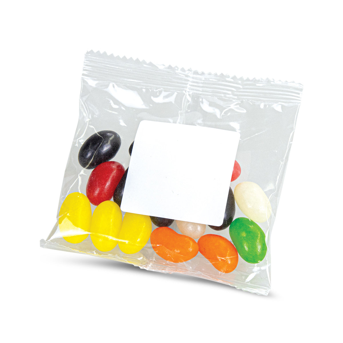 Jelly Beans - Assorted - Label - Square