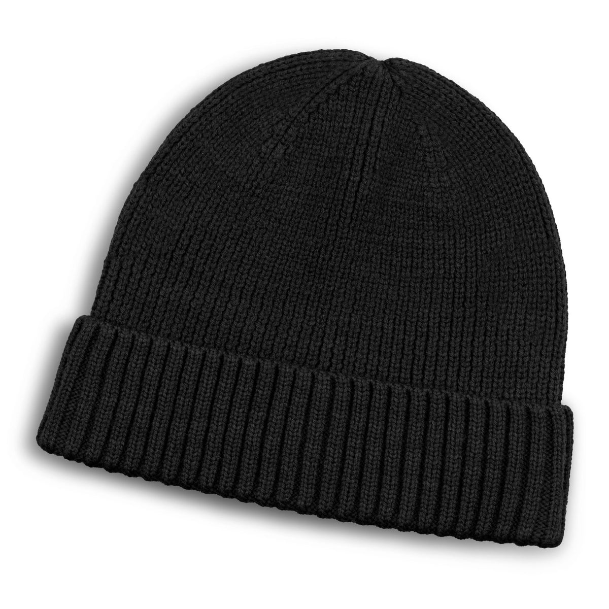 Merino Wool Beanie - Black