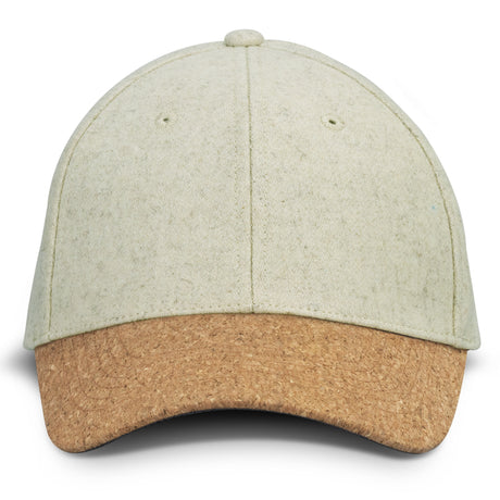 Anchor 6 Panel Cap - Ecru - Front