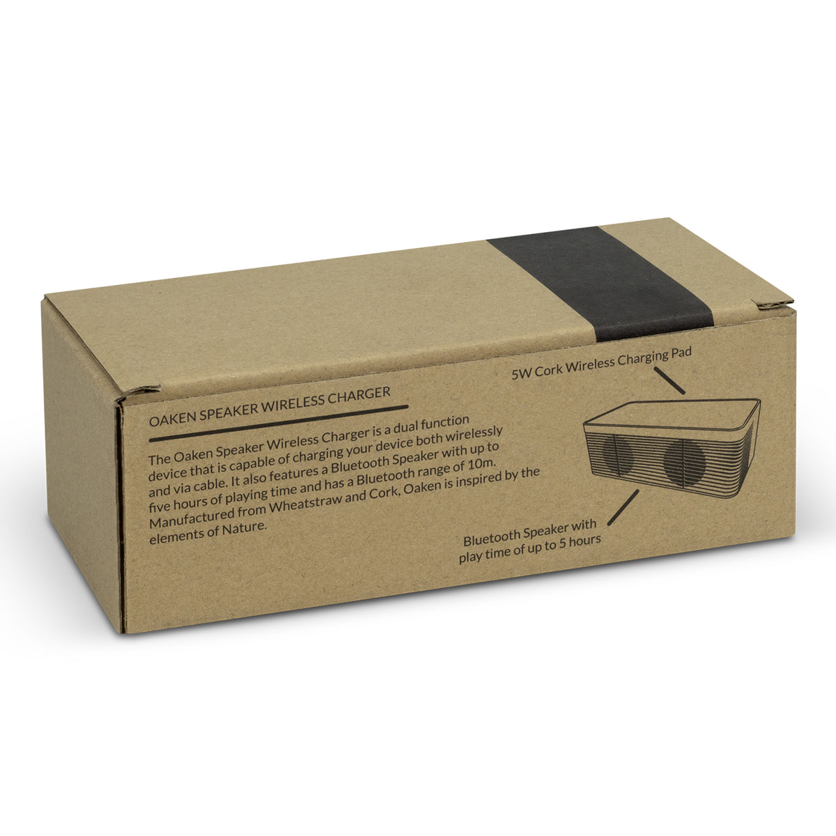 NATURA Oaken Speaker Wireless Charger - Gift Box