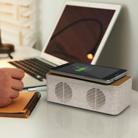 NATURA Oaken Speaker Wireless Charger - Feature