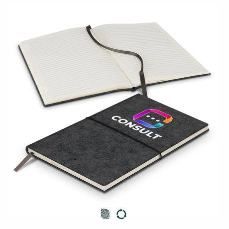 RPET Felt Soft Cover Notebook - Impact  Aware