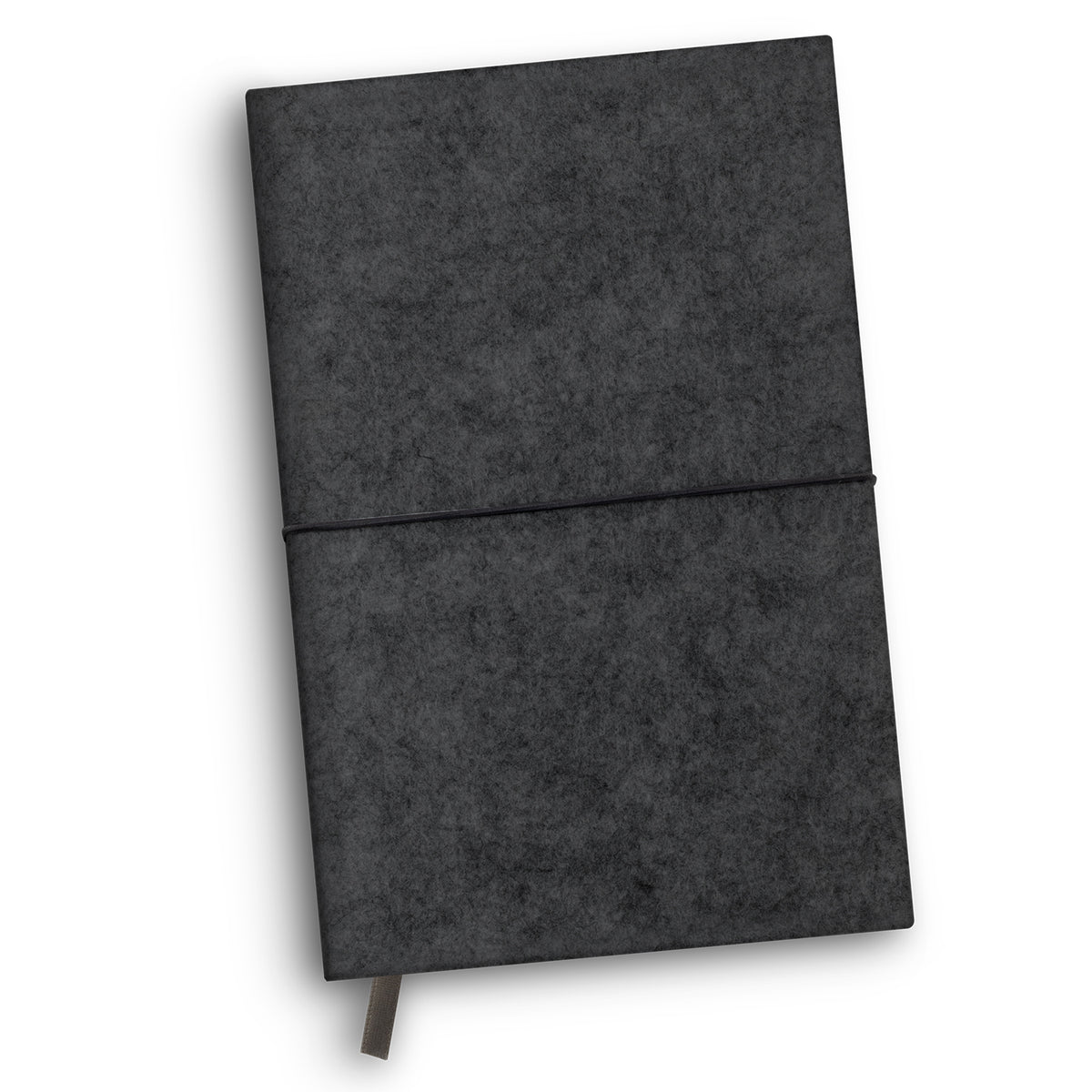 RPET Felt Soft Cover Notebook - Charcoal