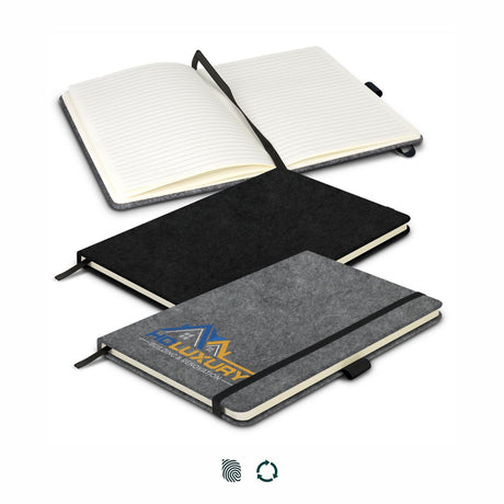 RPET Felt Hard Cover Notebook - Impact Aware