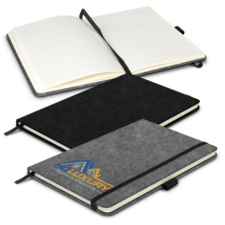 RPET Felt Hard Cover Notebook - Main