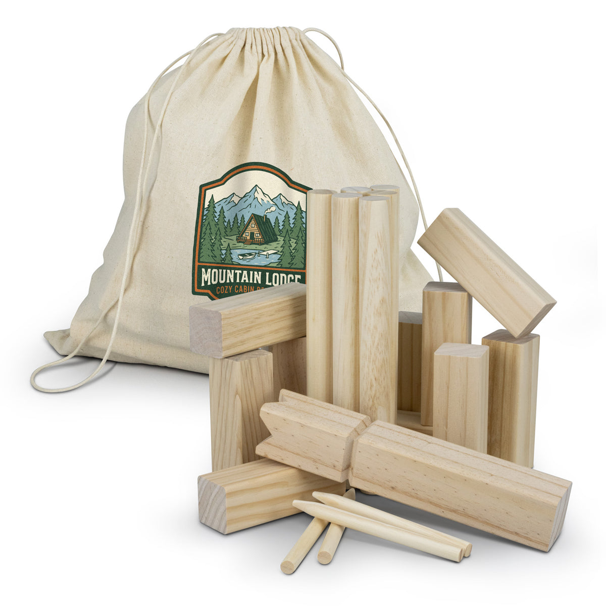 Kubb Wooden Game - Main