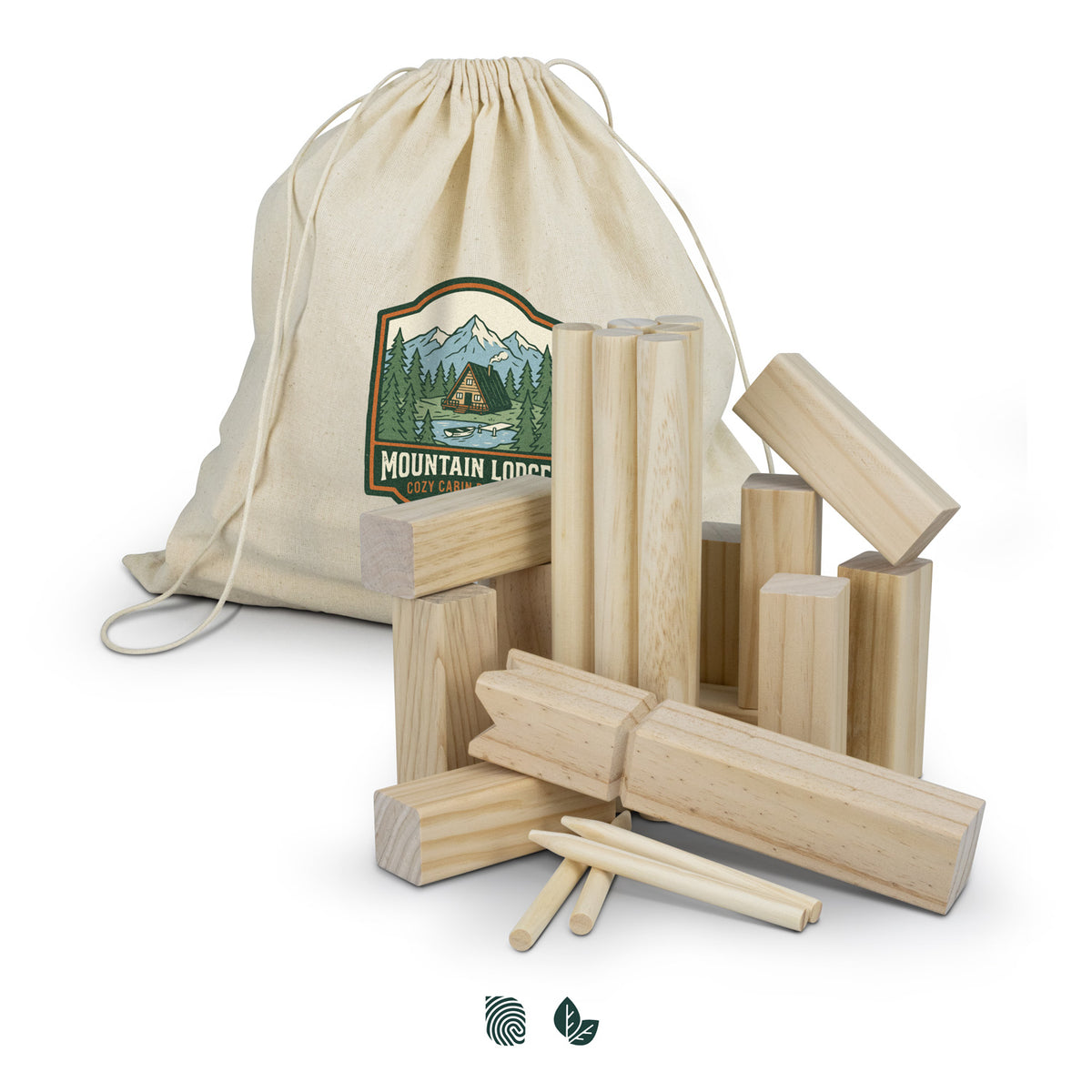 Kubb Wooden Game - Impact Aware