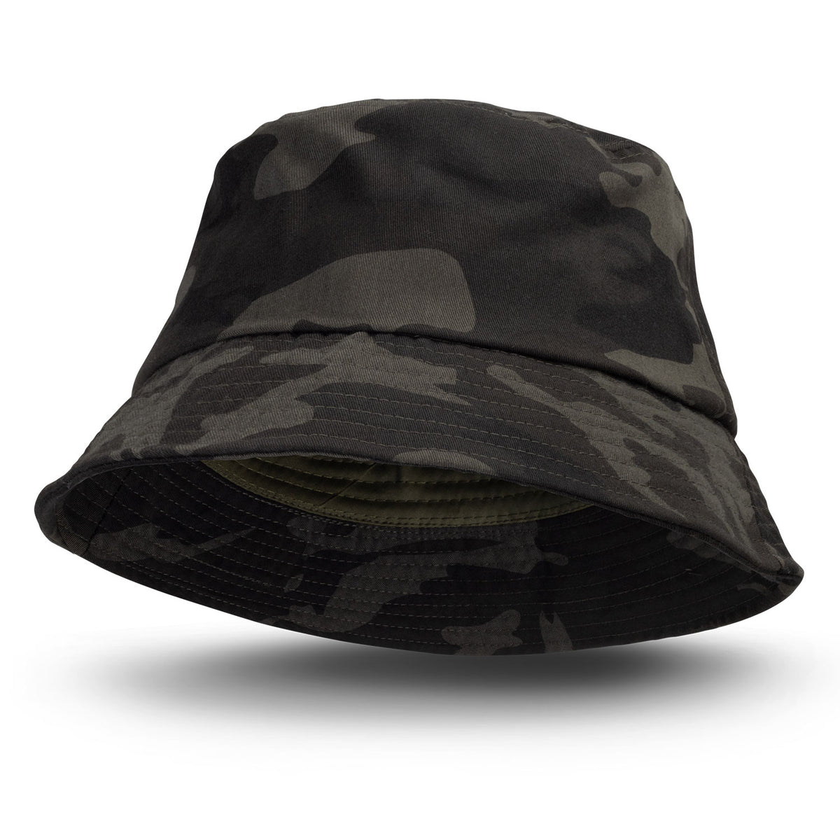 Camouflage Bucket Hat - Black