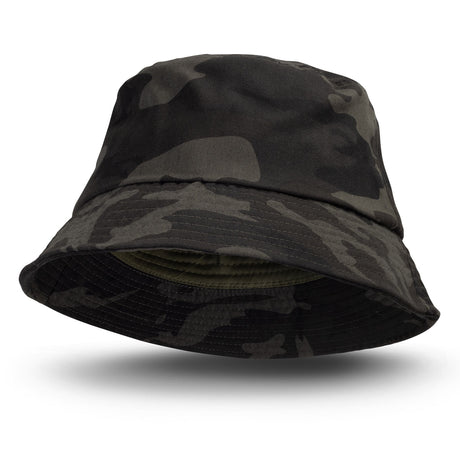 Camouflage Bucket Hat - Black