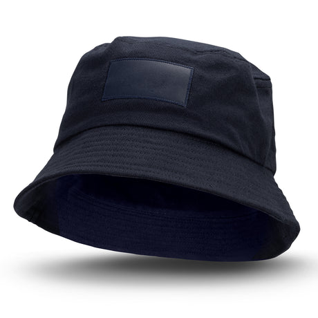 Bucket Hat with Patch - Navy