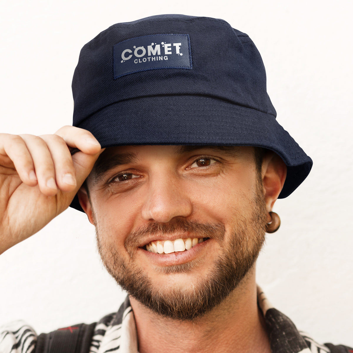 Bucket Hat with Patch - Feature