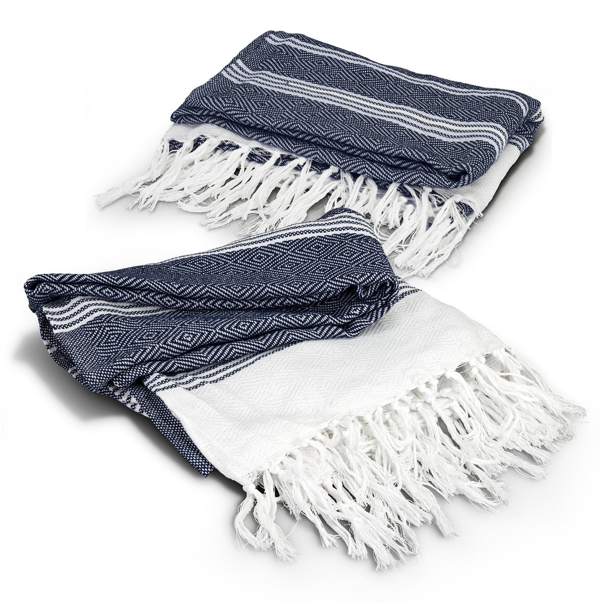 Ohau Throw Blanket - Navy