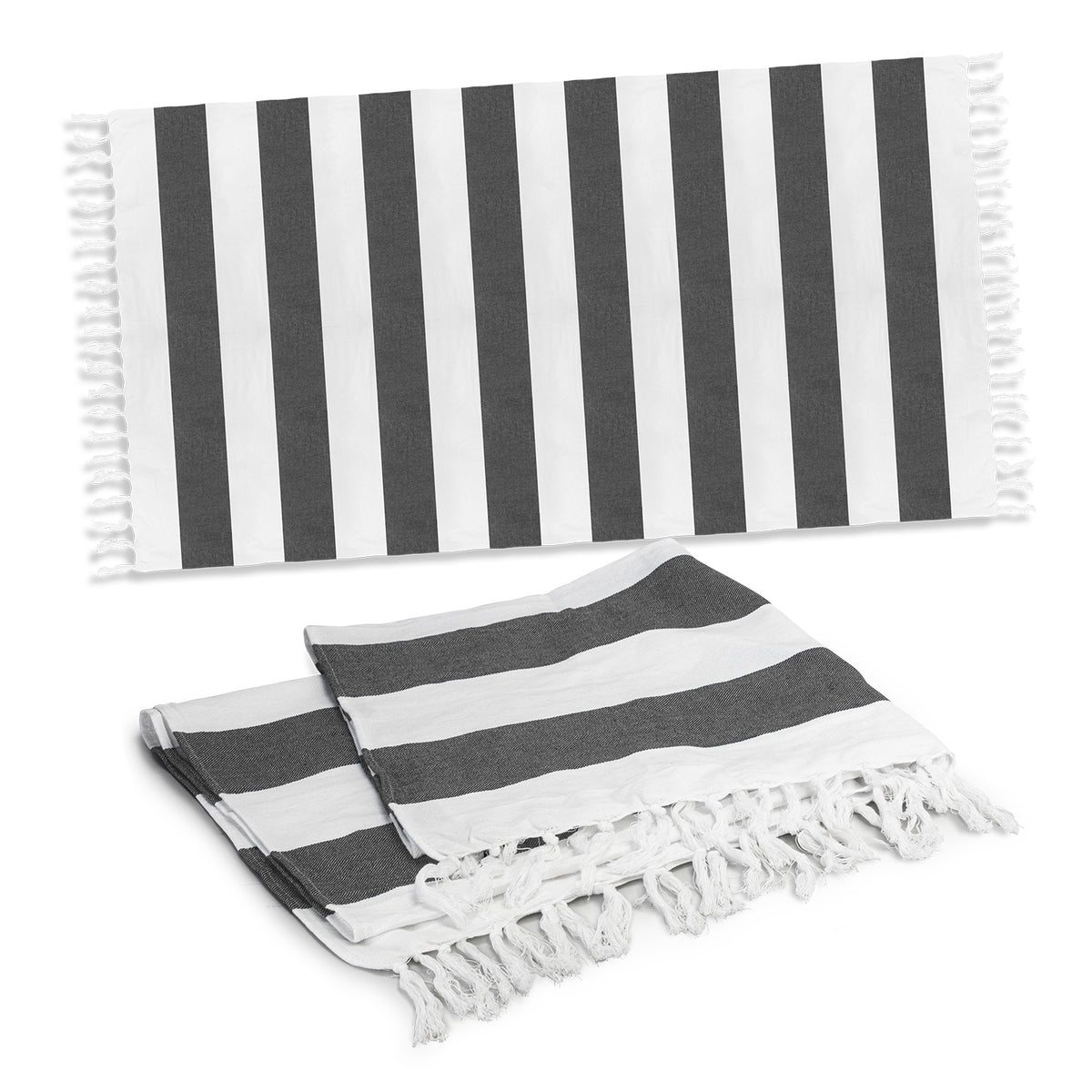 Okana Cotton Towel - Charcoal