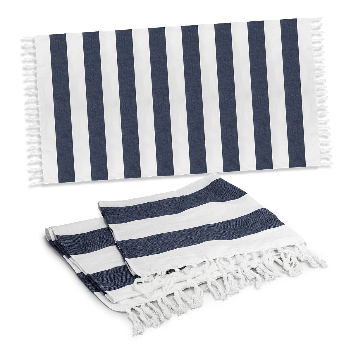 Okana Cotton Towel - Navy