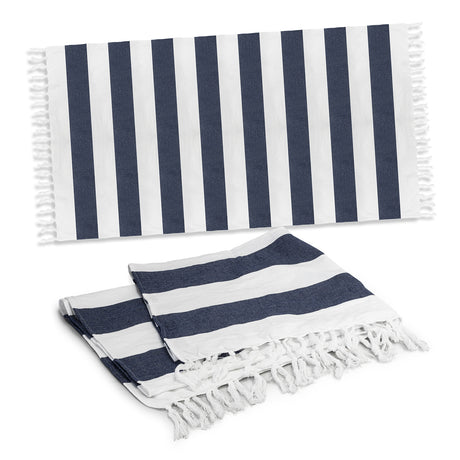 Okana Cotton Towel - Navy