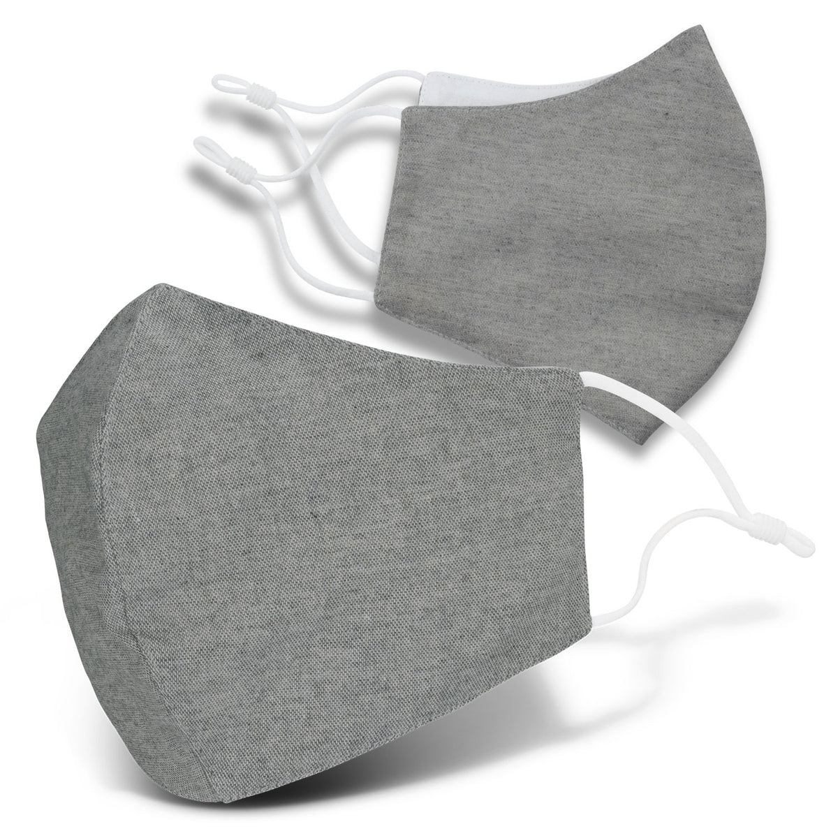 Linen Face Mask - Grey