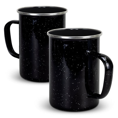 Bendigo Enamel Mug - 600ml - Black
